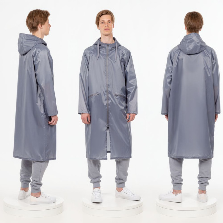 Дождевик R2, серый, размер XL/XXL