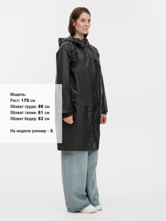 Дождевик Rainman Zip Pro черный, размер S