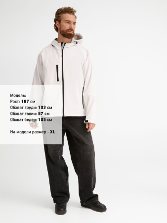 Куртка мужская с капюшоном Replay Men 340 белая, размер XS