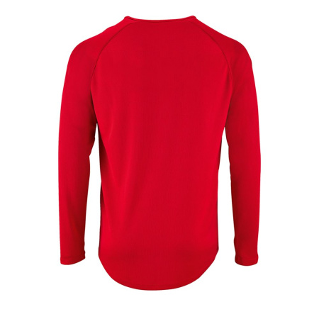 Футболка с длинным рукавом Sporty LSL Men красная, размер M