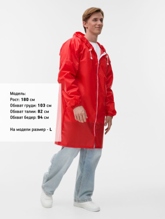 Дождевик Rainman Zip, красный, размер L